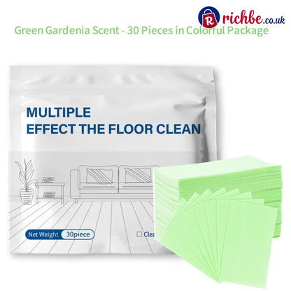 🔥Multi-Surface Floor Cleaning Tablets – Concentrated Cleaner for Hardwood Tile Laminate & More - Green / 30-Piece Set