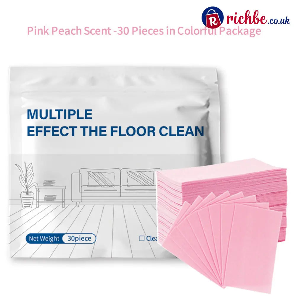 🔥Multi-Surface Floor Cleaning Tablets – Concentrated Cleaner for Hardwood Tile Laminate & More - Pink / 30-Piece Set