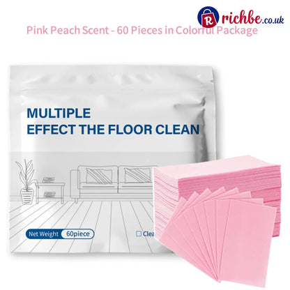 🔥Multi-Surface Floor Cleaning Tablets – Concentrated Cleaner for Hardwood Tile Laminate & More - Pink / 60-Piece Set