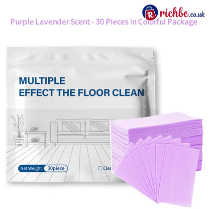 🔥Multi-Surface Floor Cleaning Tablets – Concentrated Cleaner for Hardwood Tile Laminate & More - Purple / 30-Piece Set