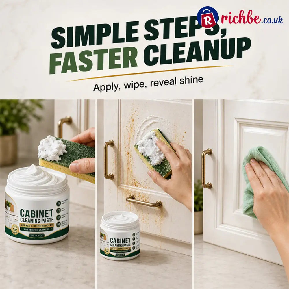 Multi Surface Kitchen Cabinet Cleaner - Cleaning paste with sponge / 🎁✨Buy 2 Get 1 Free (3Pcs) Tools & Gadgets