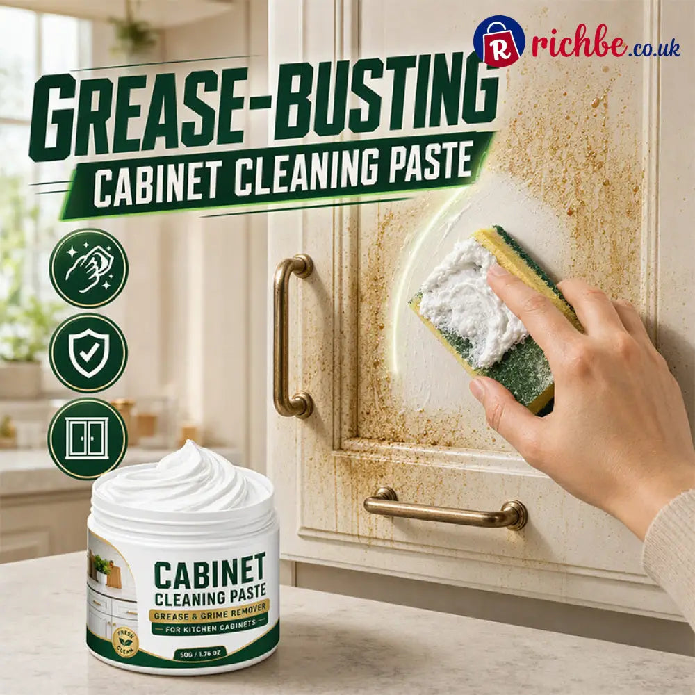 Multi Surface Kitchen Cabinet Cleaner - Cleaning paste with sponge / ❤️‍🔥Buy 3 Get 2 Free (5Pcs) Tools & Gadgets