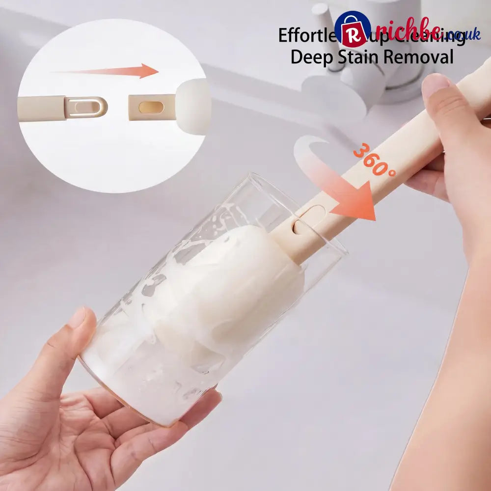 Multifunction Kitchen Cleaning Brush Set with Storage Holder