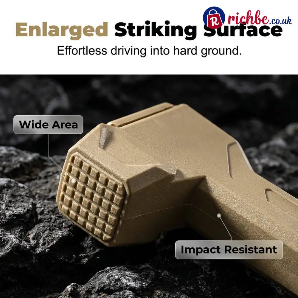 🔨🏕️Multifunctional Camping Hammer & Tent Stake Puller✨
