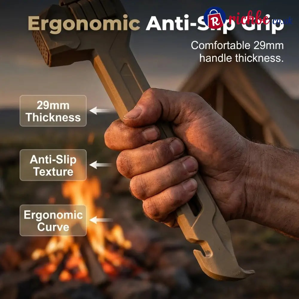 🔨🏕️Multifunctional Camping Hammer & Tent Stake Puller✨