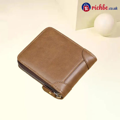 💳Multifunctional Card Holder with RFID Slot for Multiple Purposes - Brown - Clothing & Accessories