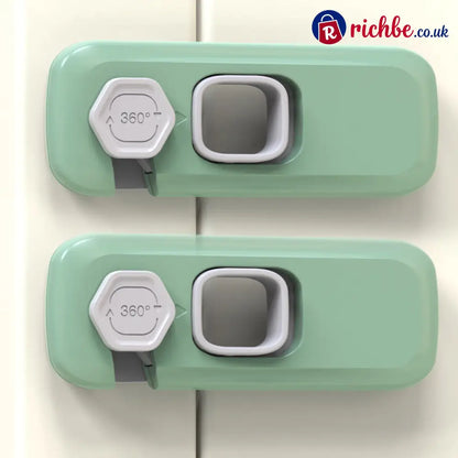🔈Multifunctional Child Proof Refrigerator Locks - Green / Buy 1 Get 1 Free - Houseware & Kitchen
