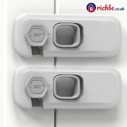 🔈Multifunctional Child Proof Refrigerator Locks - Grey / Buy 1 Get 1 Free - Houseware & Kitchen
