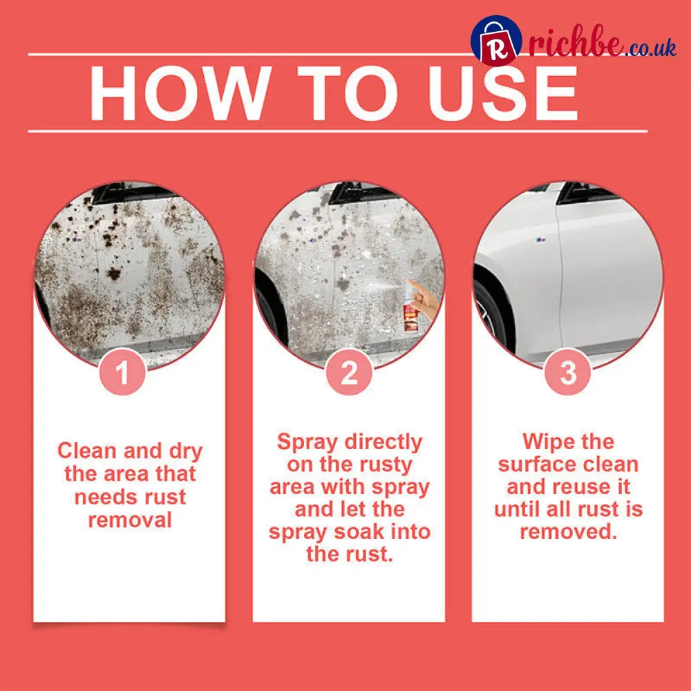 Multifunctional Efficient Long-Lasting Car Rust Remover Spray - Car Care