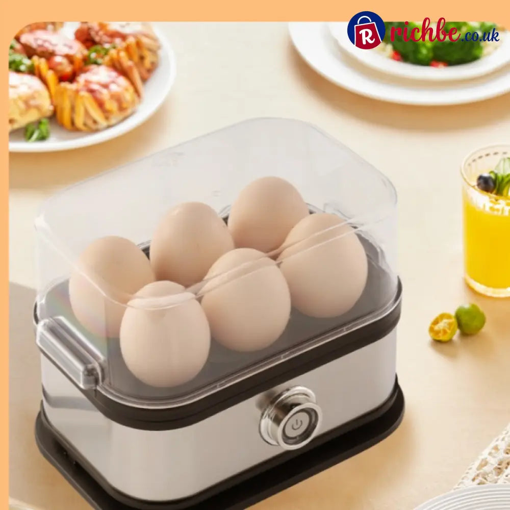 Multifunctional Egg Steamer with Clear Lid - UK 220V - Cooking & Kitchen