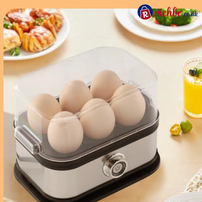 Multifunctional Egg Steamer with Clear Lid - UK 220V - Cooking & Kitchen
