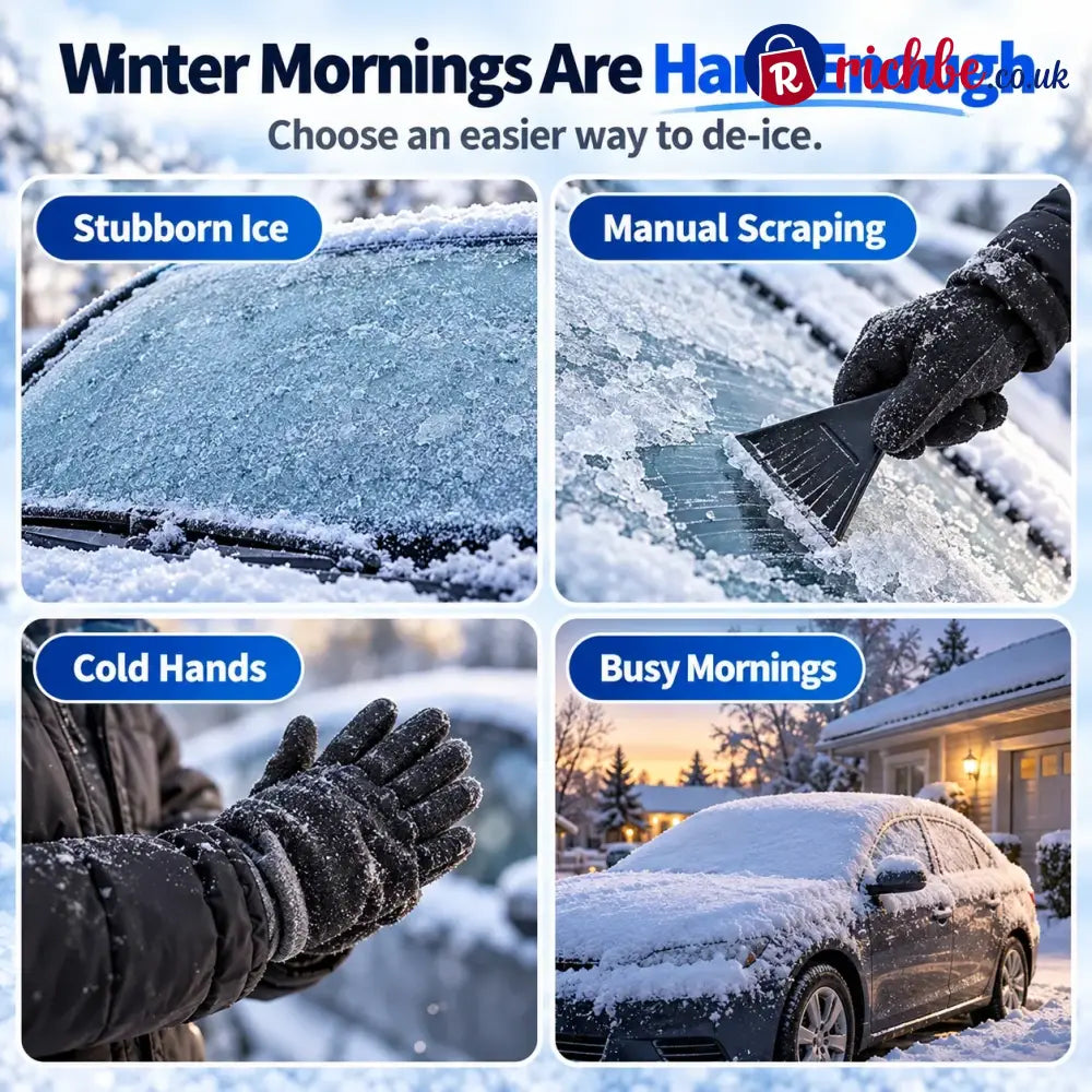 ❄️ Multifunctional Electric Snow & Ice Scraper