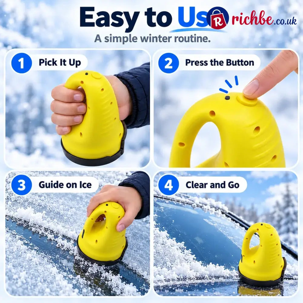 ❄️ Multifunctional Electric Snow & Ice Scraper