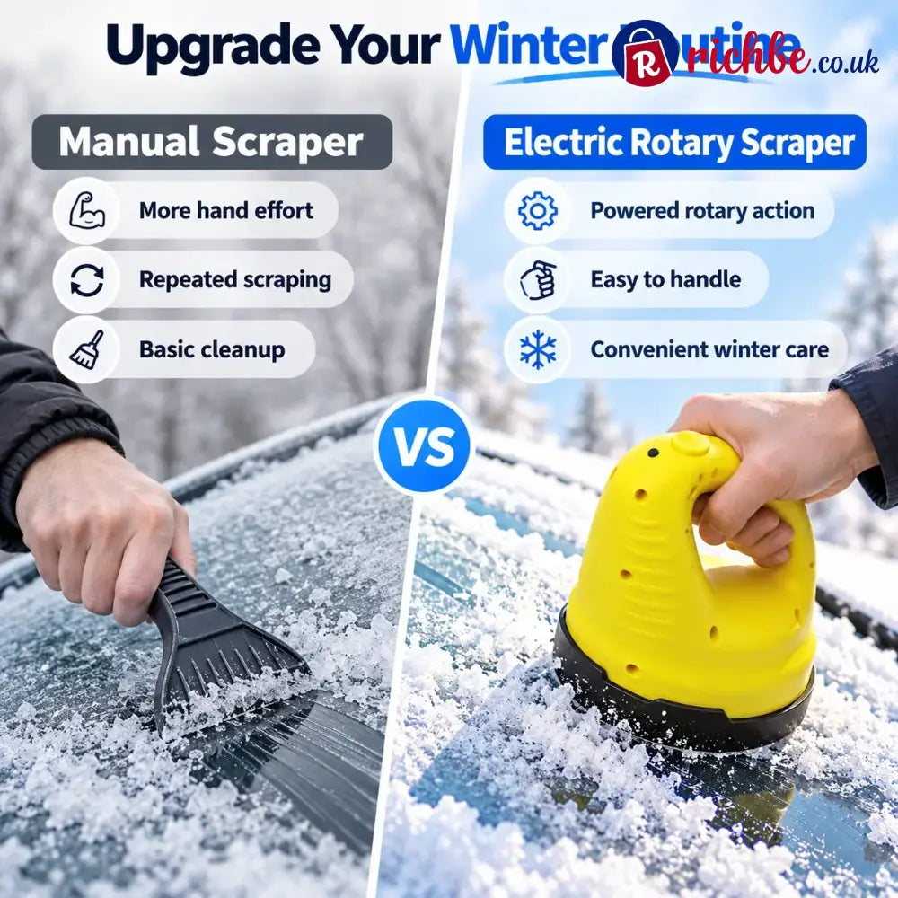 ❄️ Multifunctional Electric Snow & Ice Scraper