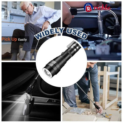 Multifunctional Magnetic Telescopic Flashlight 🔆 - Tools & Gadgets