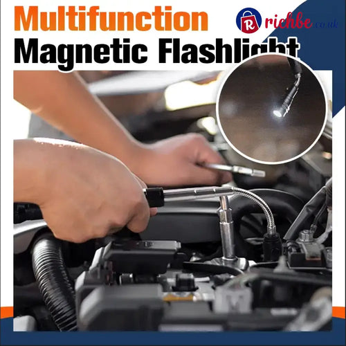 Multifunctional Magnetic Telescopic Flashlight 🔆 - Tools & Gadgets