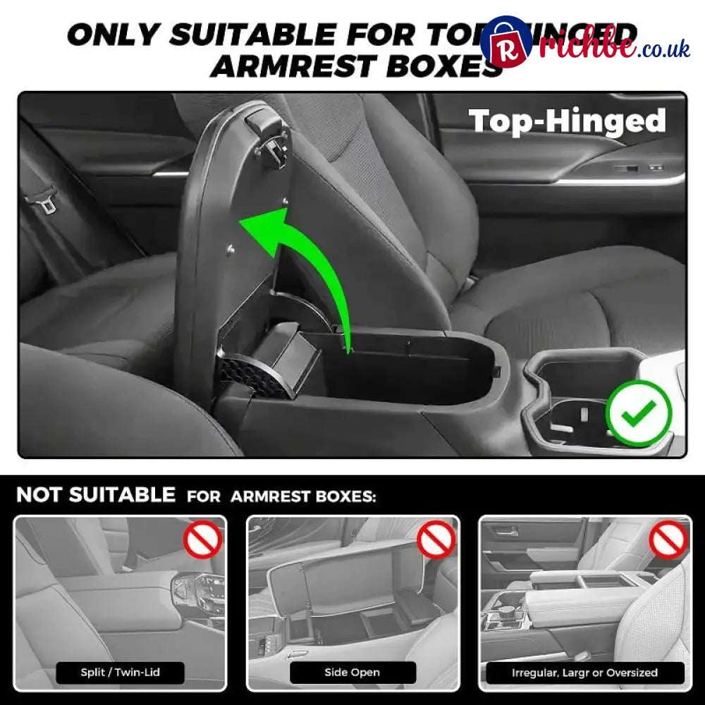 🔥Multifunctional PU Leather Car Armrest Box Mat 😍