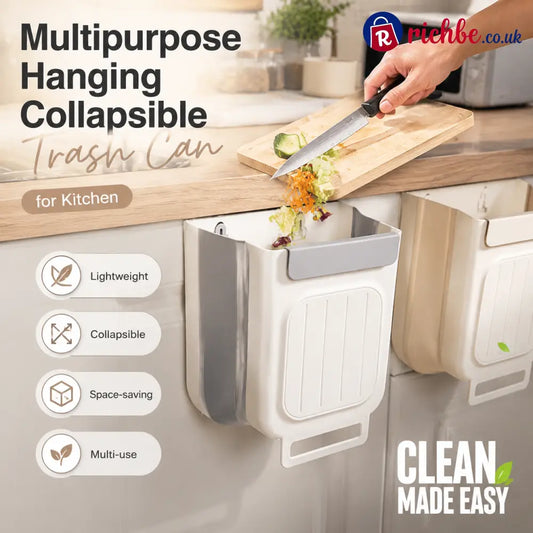 Multipurpose Hanging Collapsible Trash Can – Wall-Mounted Kitchen Waste Bin - Hot Sale
