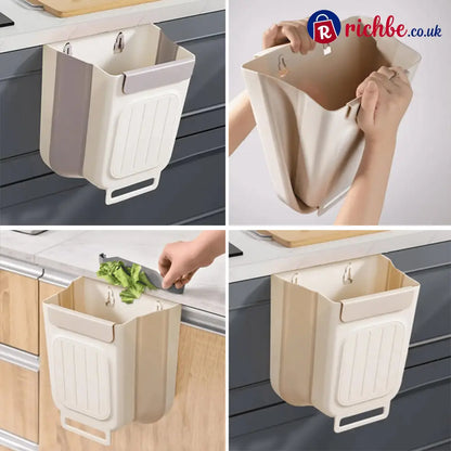 Multipurpose Hanging Collapsible Trash Can – Wall-Mounted Kitchen Waste Bin - Hot Sale
