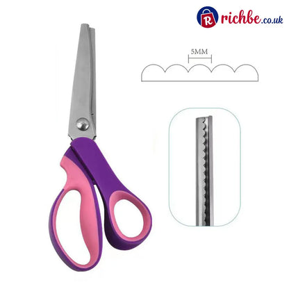 Multipurpose Pinking Shears Serrated Scissors