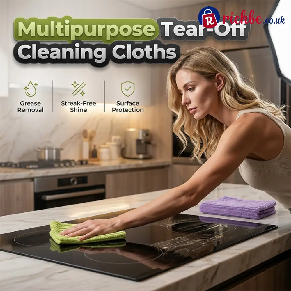 🔥Multipurpose Reusable Tear-Off Cleaning Cloth Roll 🧼 - HOUSEWARE