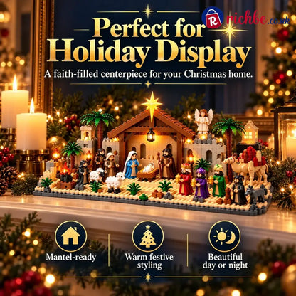 Nativity Advent Calendar – 24-day Buildable Christmas Nativity Set