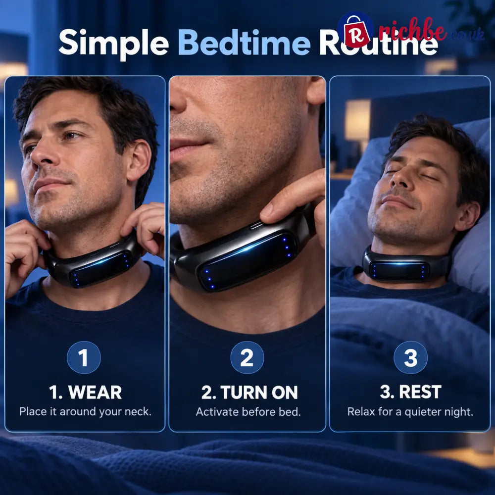 Neck Wearable – Simple Bedtime Snoring Support
