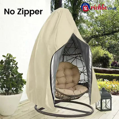 ⏰🔥New Arrival🪑 Heavy-Duty Waterproof Hanging Egg Chair Cover – UV Resistant Durable Oxford Cloth & Easy Zipper