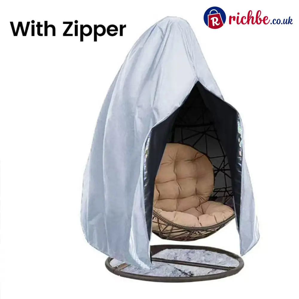 ⏰🔥New Arrival🪑 Heavy-Duty Waterproof Hanging Egg Chair Cover – UV Resistant Durable Oxford Cloth & Easy Zipper