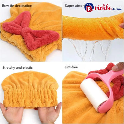 New Super Absorbent Hair Towel Wrap for Wet Hair