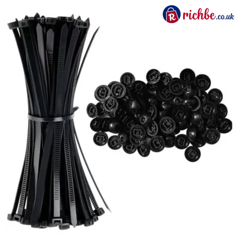 New Universal Nylon Cable Tie Clasp - 100PCS
