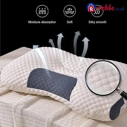 💥New Year Big Sale 49% OFF💥Antibacterial Neck Support Sleep-Aid Massage Pillow - Clothing & Accessories