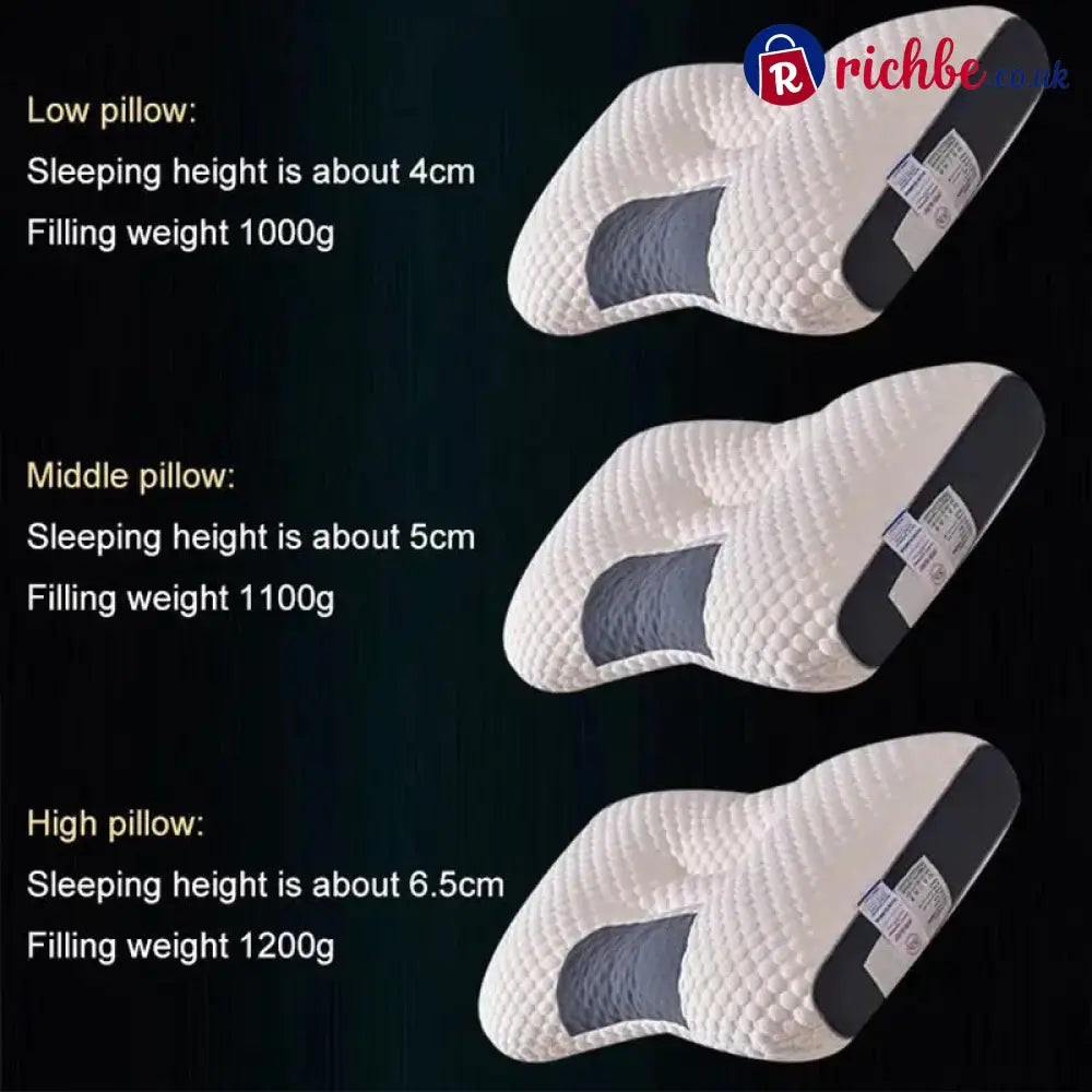 💥New Year Big Sale 49% OFF💥Antibacterial Neck Support Sleep-Aid Massage Pillow - Clothing & Accessories