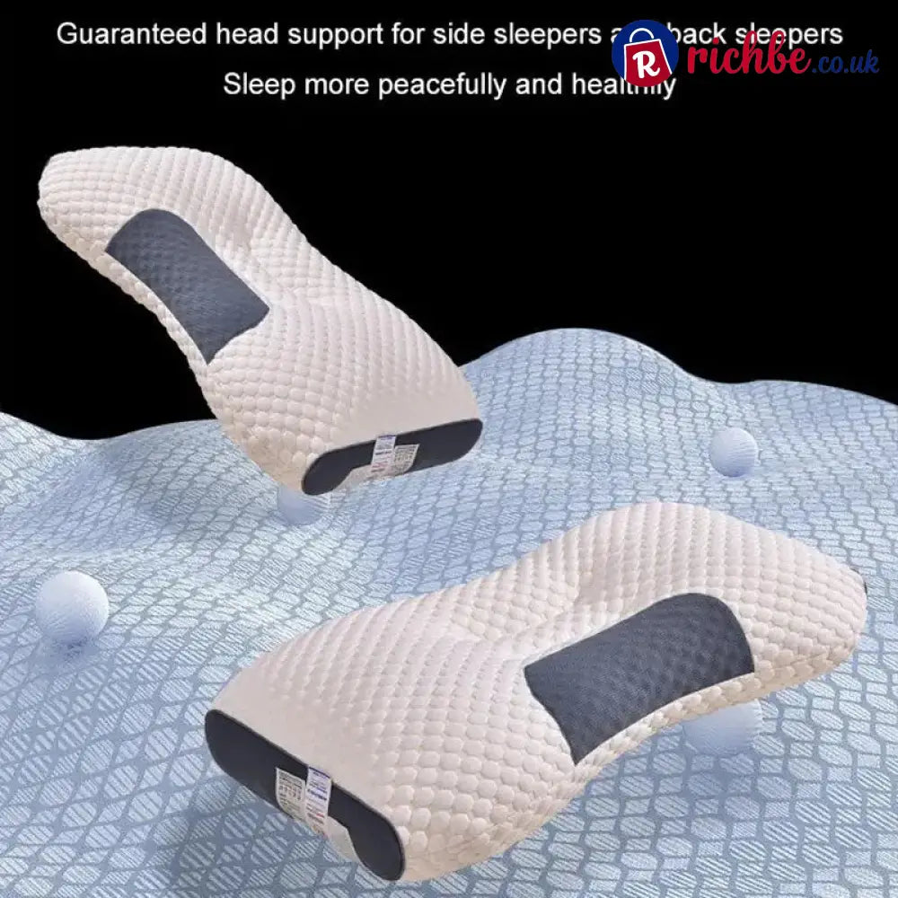 💥New Year Big Sale 49% OFF💥Antibacterial Neck Support Sleep-Aid Massage Pillow - Clothing & Accessories