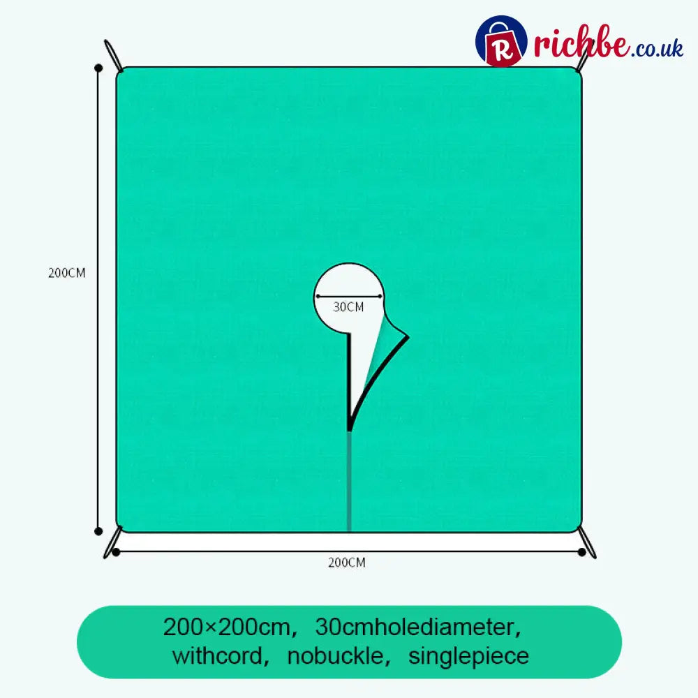 No More Leaf Chaos! 🌳 The 2-Minute Solution for Your Hedge Trimming ✂️ - 200×200cm | 30cm Opening | Drawstring Edition