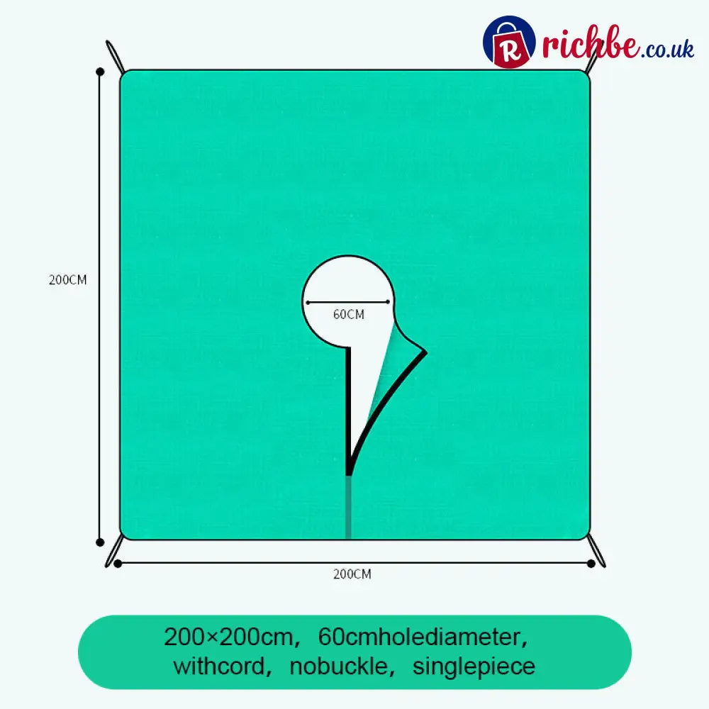 No More Leaf Chaos! 🌳 The 2-Minute Solution for Your Hedge Trimming ✂️ - 200×200cm | 60cm Opening | Drawstring Edition
