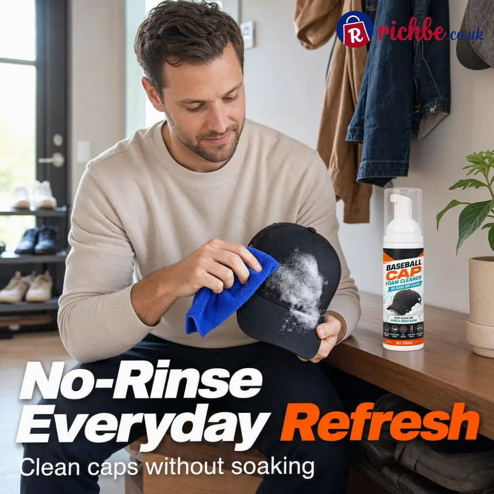 No-Rinse Baseball Cap Foam Cleaner - Hot sale