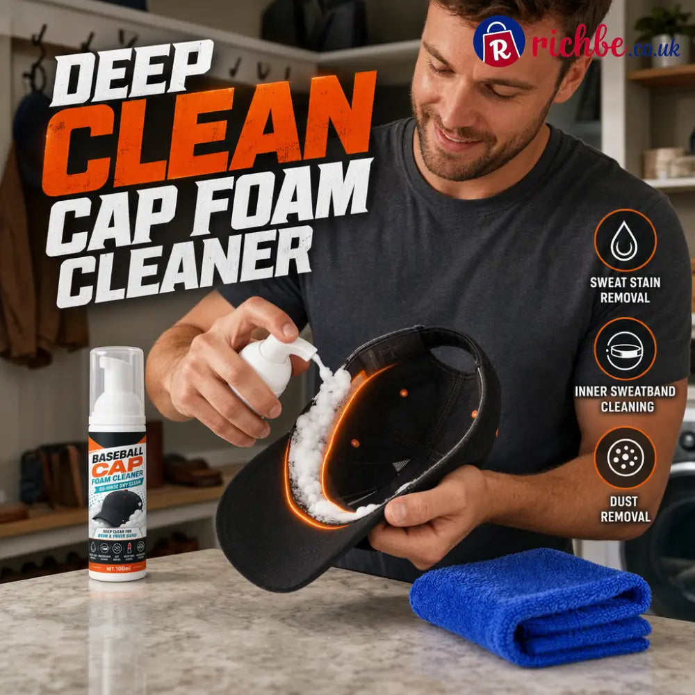 No-Rinse Baseball Cap Foam Cleaner - Hot sale