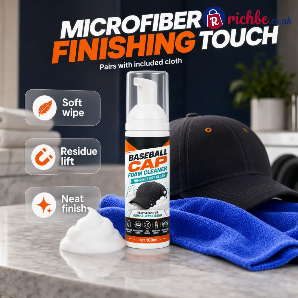 No-Rinse Baseball Cap Foam Cleaner - Hot sale