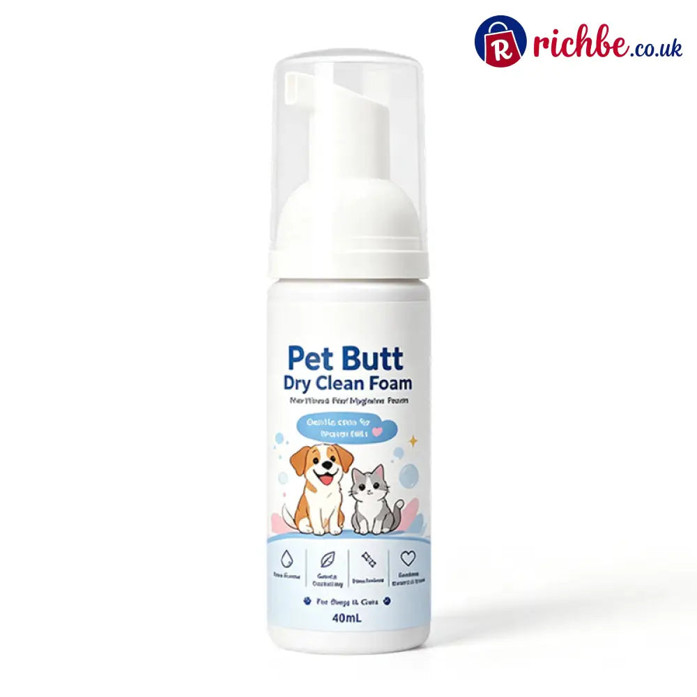 No-Rinse Pet Butt Dry Clean Foam for Dogs & Cats - 😼Buy 1 - Tools & Gadgets