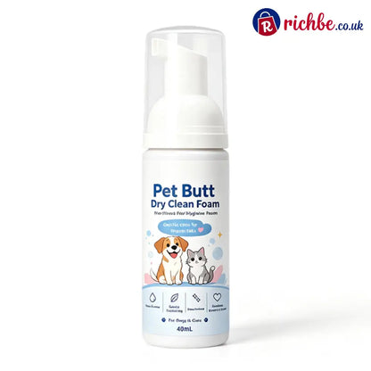 No-Rinse Pet Butt Dry Clean Foam for Dogs & Cats - 😼Buy 1 - Tools & Gadgets
