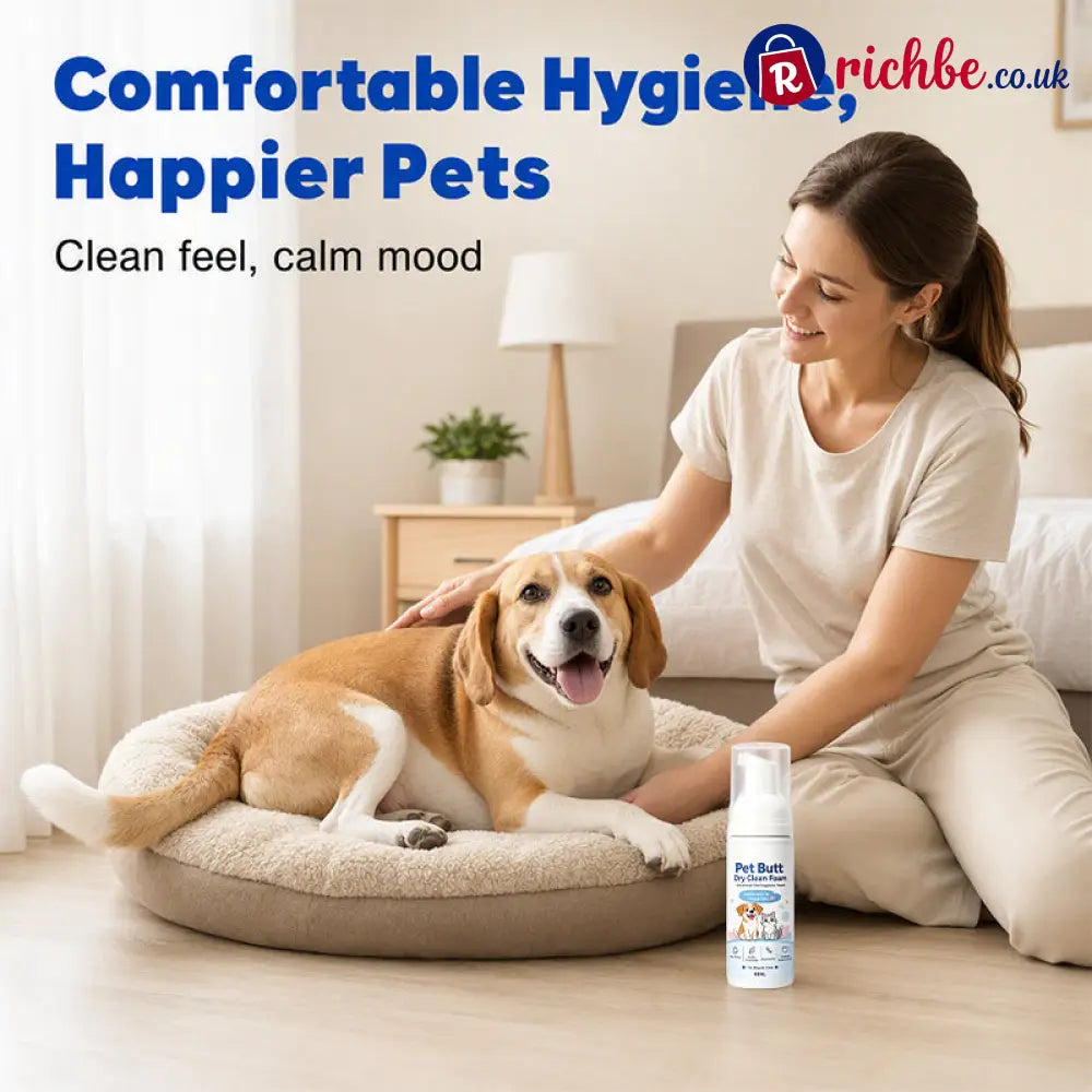 No-Rinse Pet Butt Dry Clean Foam for Dogs & Cats - Tools & Gadgets