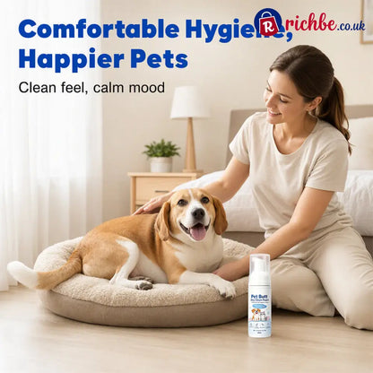 No-Rinse Pet Butt Dry Clean Foam for Dogs & Cats - Tools & Gadgets