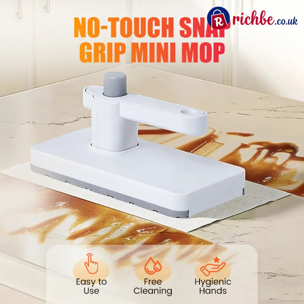 No-Touch Snap Grip Mini Mop🫧🧽 - Houseware & Kitchen