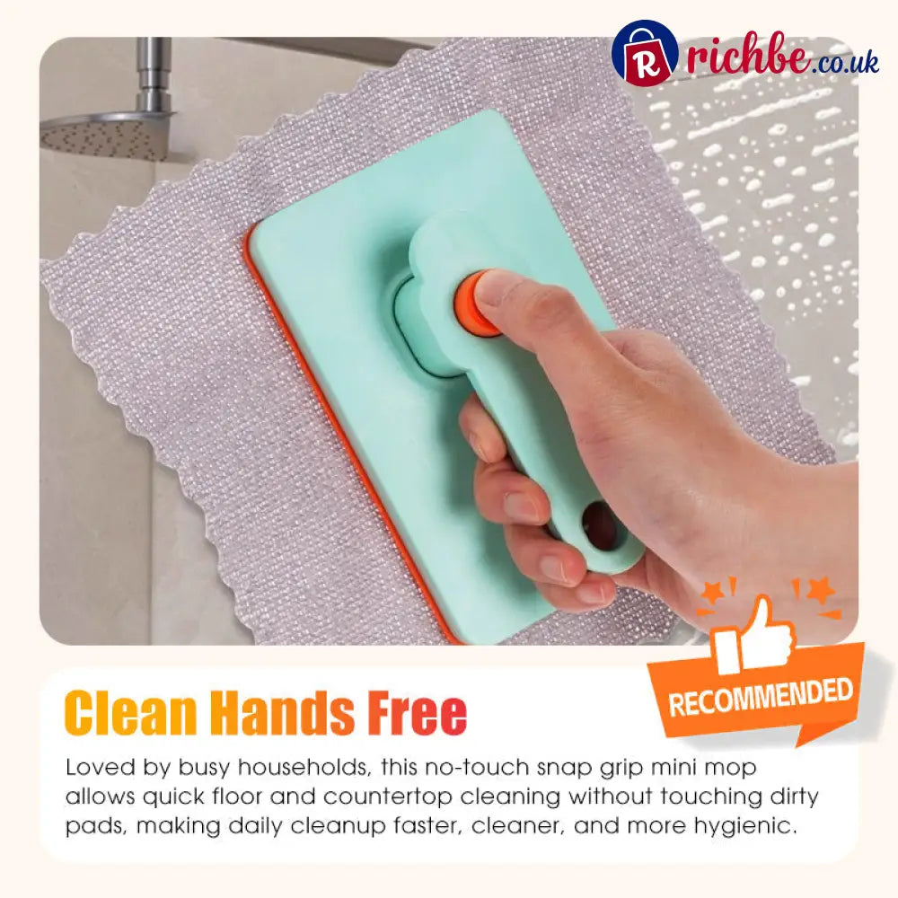 No-Touch Snap Grip Mini Mop🫧🧽 - Houseware & Kitchen