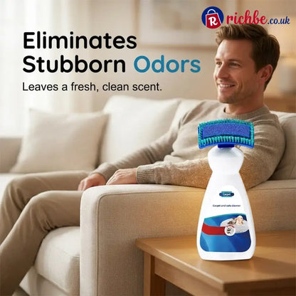 No-Wash Carpet & Sofa Cleaner with Brush - 200ml