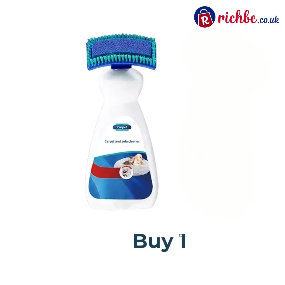 No-Wash Carpet & Sofa Cleaner with Brush - 200ml
