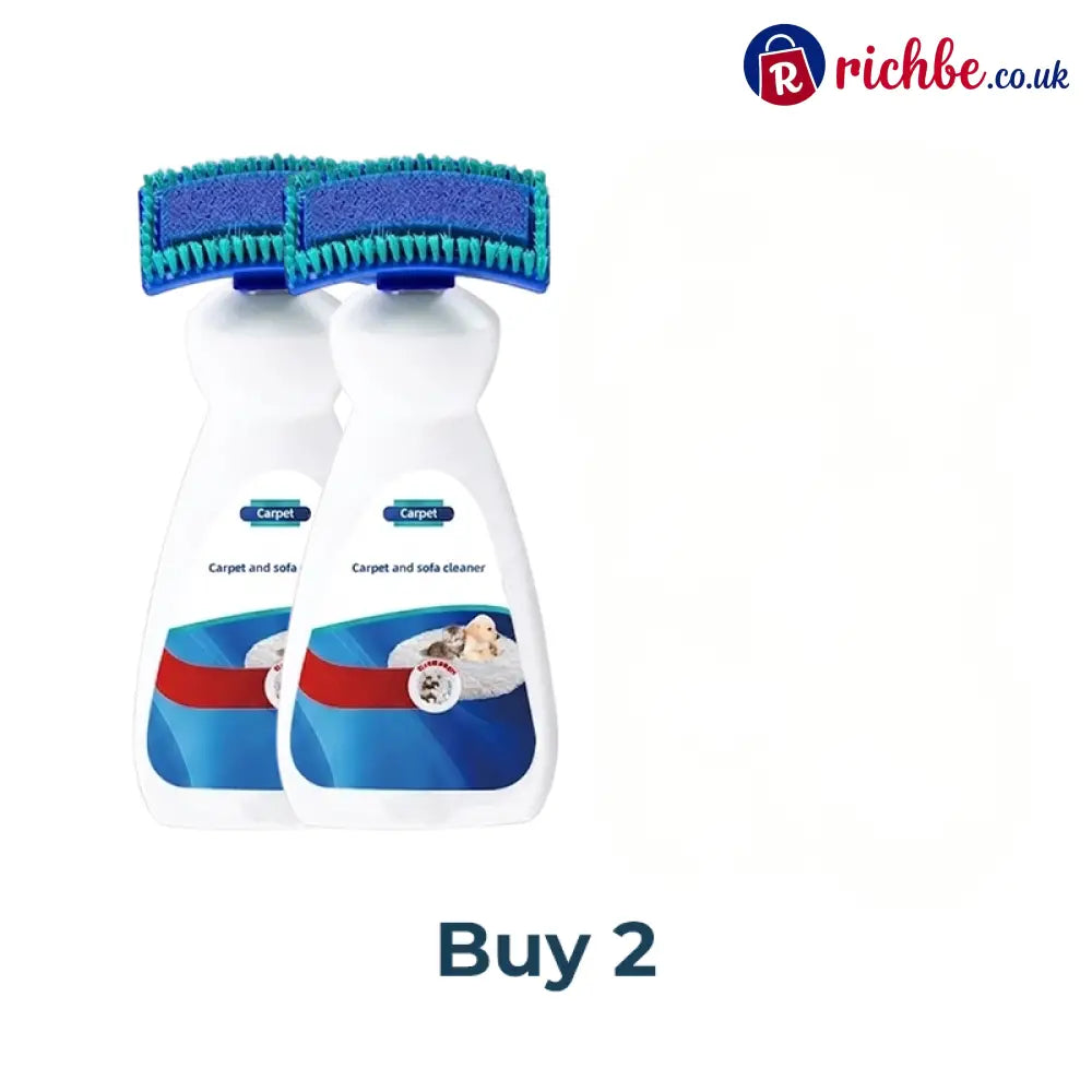 No-Wash Carpet & Sofa Cleaner with Brush - Hot sale