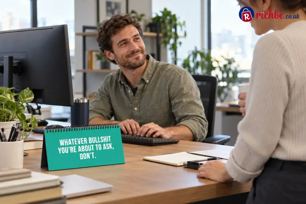 NOT TODAY! Unfiltered Desk Status Flip Sign, 12 Messages
