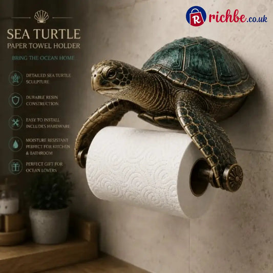 🌊 Ocean Guardians Toilet Paper Holder Series - 🐢 Sea Turtle(16*15.5*13cm)